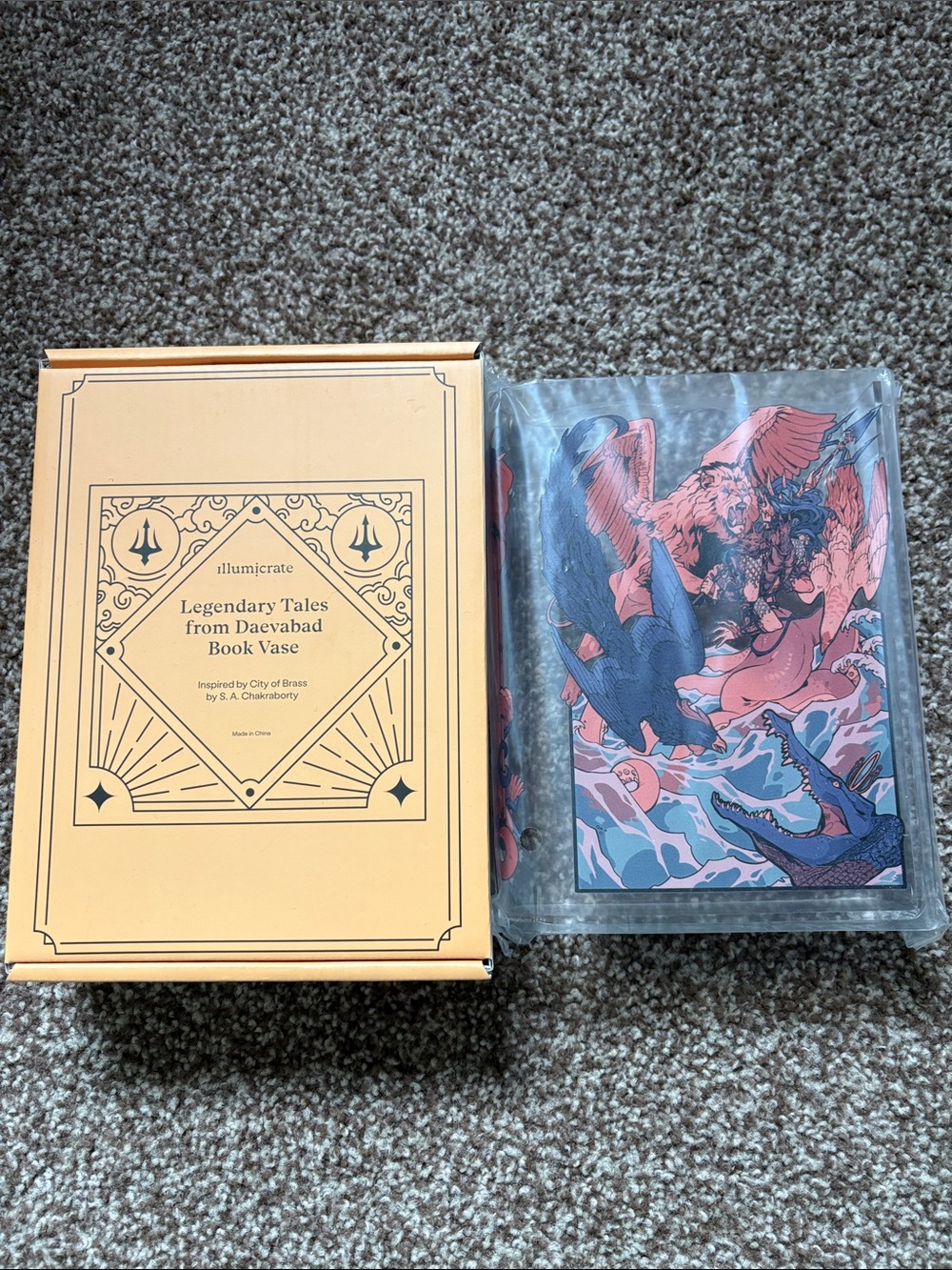 NWT illumicrate legendary tales from daevabad book vase